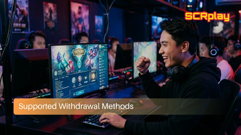SCRplay.tech supported withdrawal methods